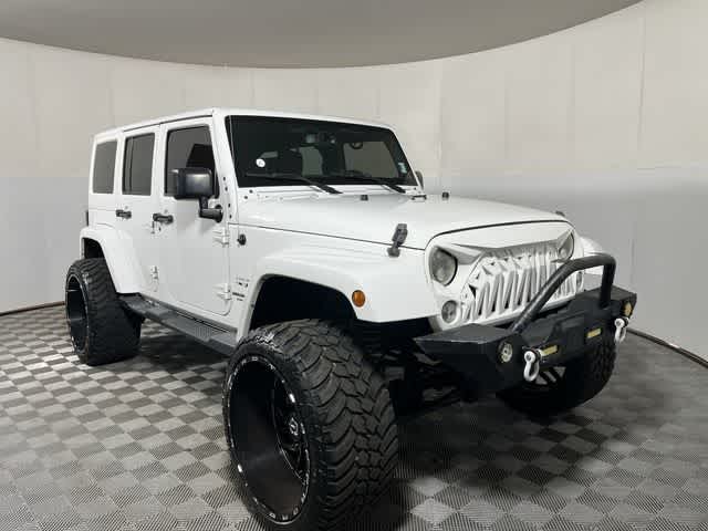 Used 2016 Jeep Wrangler Unlimited Sahara with VIN 1C4HJWEG8GL193287 for sale in Franklin, IN