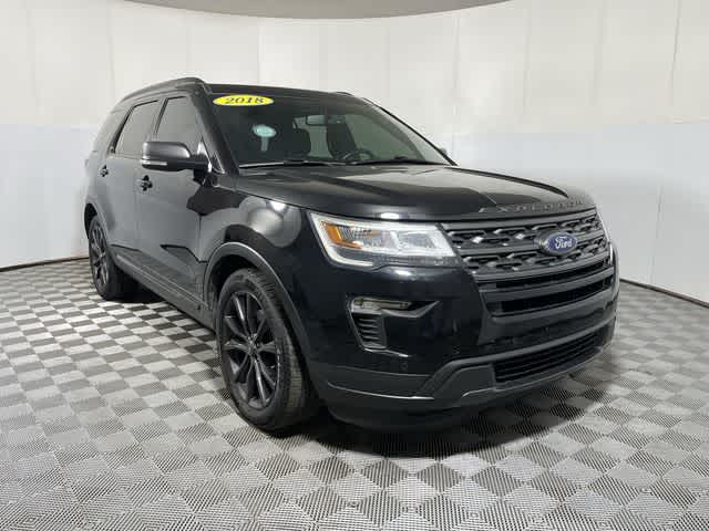 Used 2018 Ford Explorer XLT with VIN 1FM5K7D89JGB98414 for sale in Franklin, IN