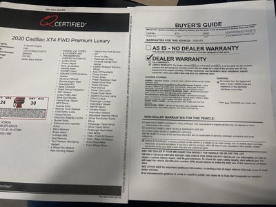2020 Cadillac XT4 FWD Premium Luxury