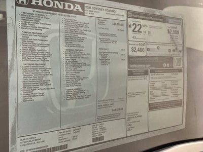 2025 Honda Odyssey Touring