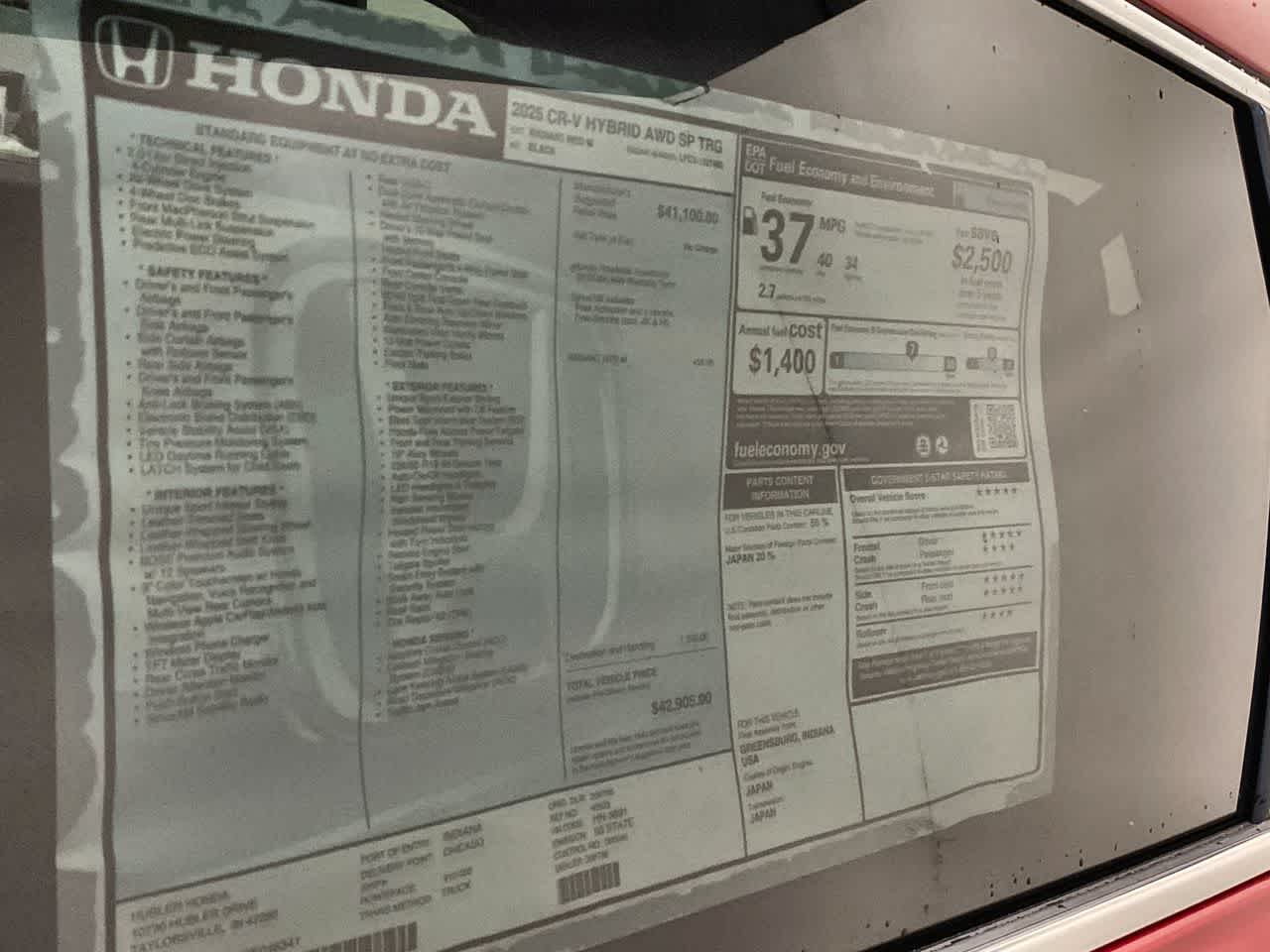 2025 Honda CR-V Hybrid Sport Touring