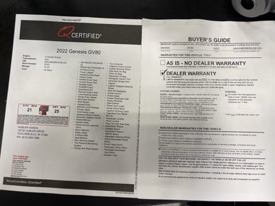 2022 Genesis GV80 2.5T AWD