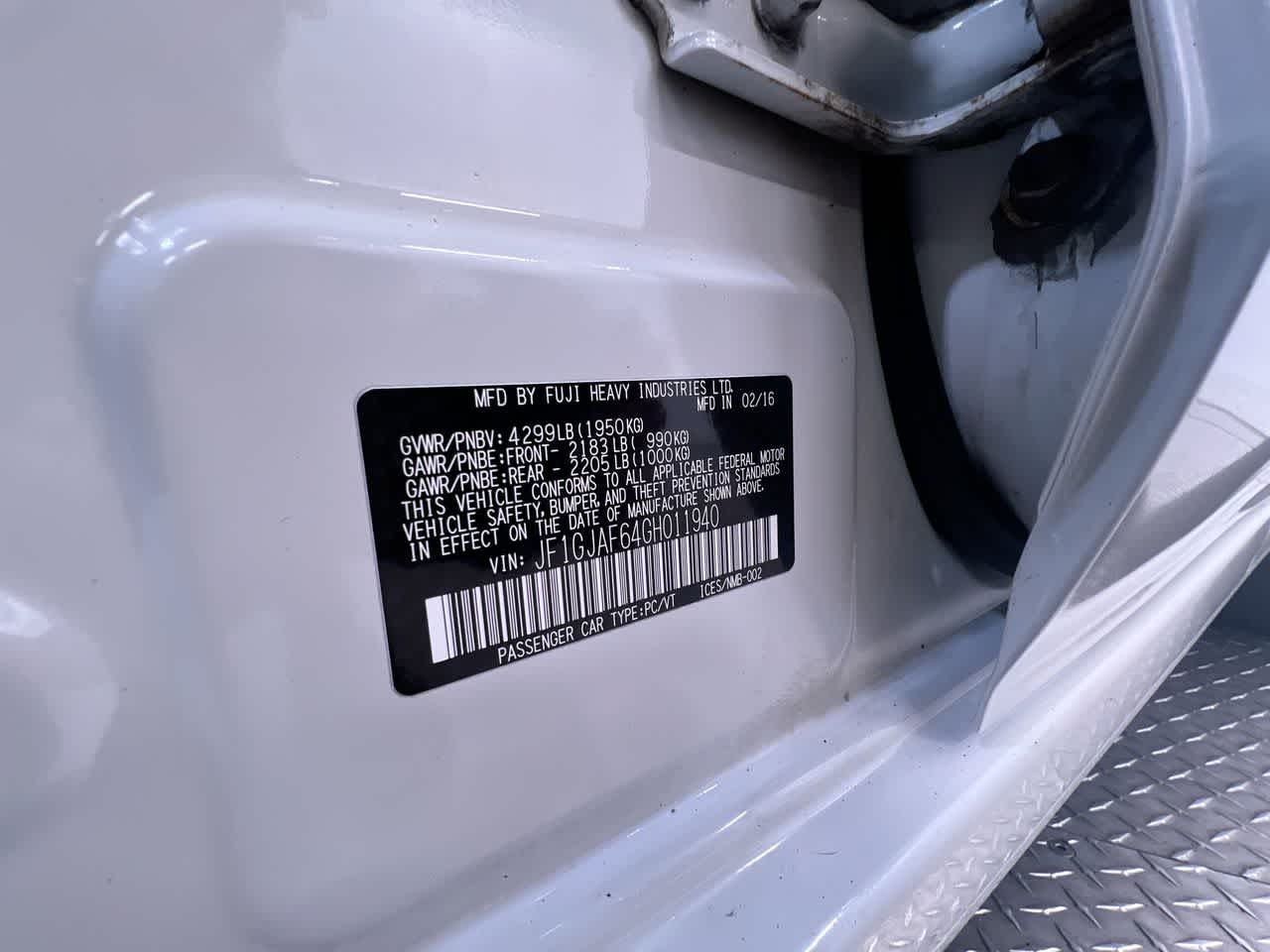 2016 Subaru Impreza Sedan Premium