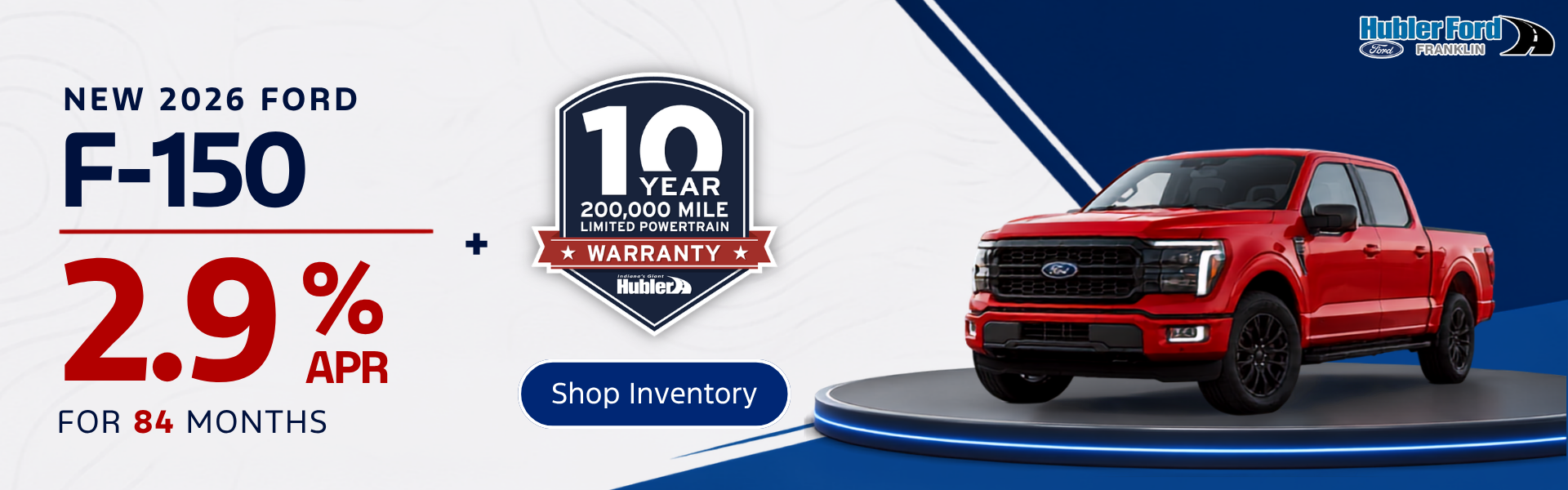 F150 2.9% APR for 84 Months